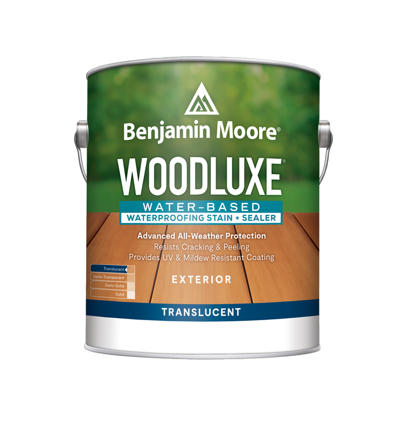 Benjamin Moore Woodluxe® Deck and Siding Exterior Stain - Solid